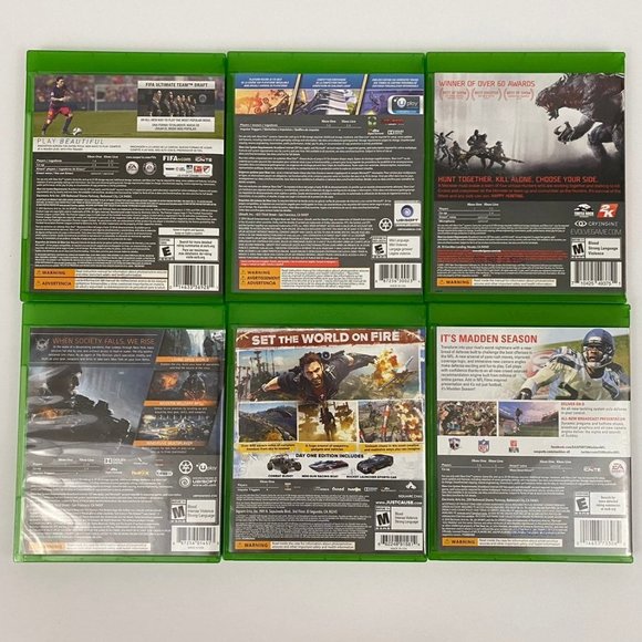 FIFA 16 Evolve The Division Madden 15 Trials Fusion Just Cause 3 - Xbox One Lot - Picture 7 of 8